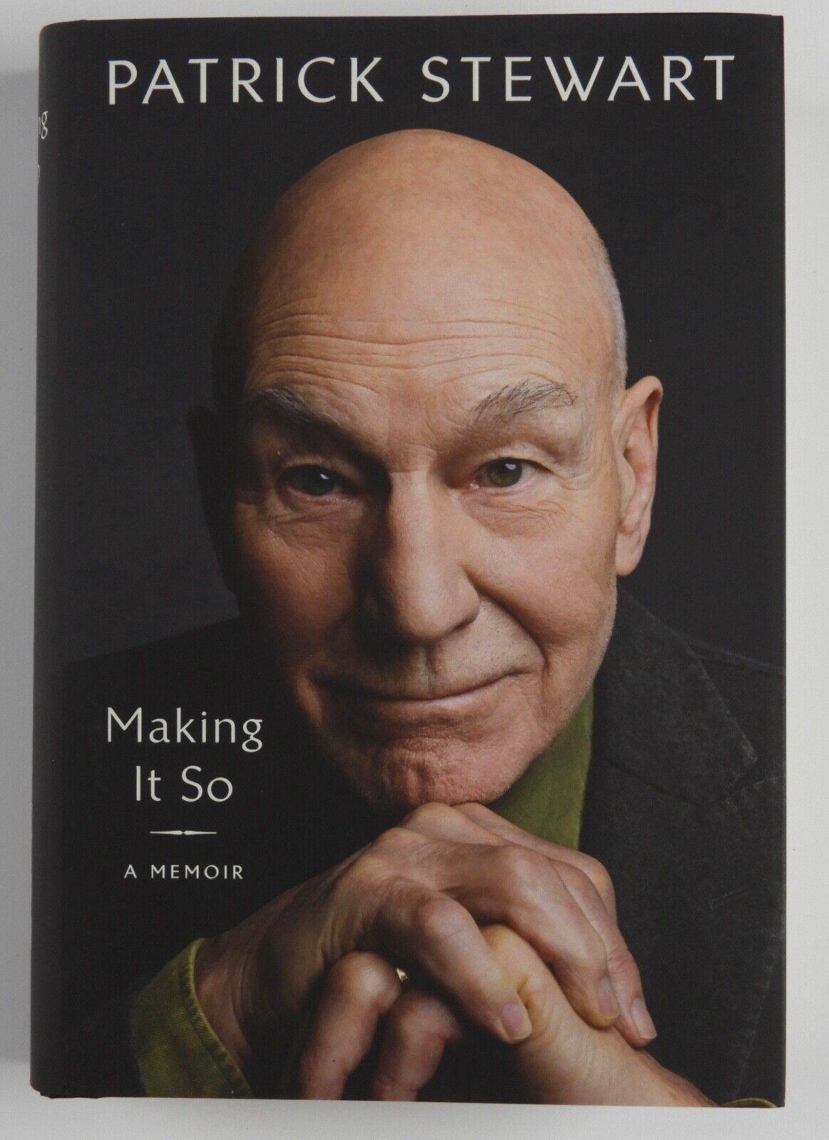 Patrick Stewart JSA Autograph Signed Book Making It So