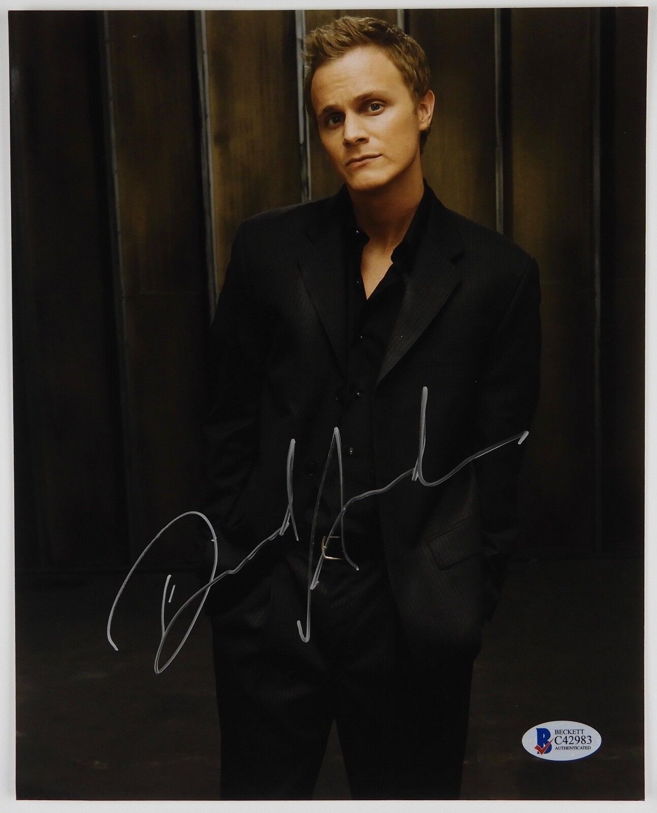 David Anders signed autograph photo 8 x 10 BAS COA Beckett