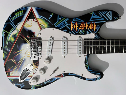 Def Leppard Hysteria Stratocaster Guitar Custom Graphics