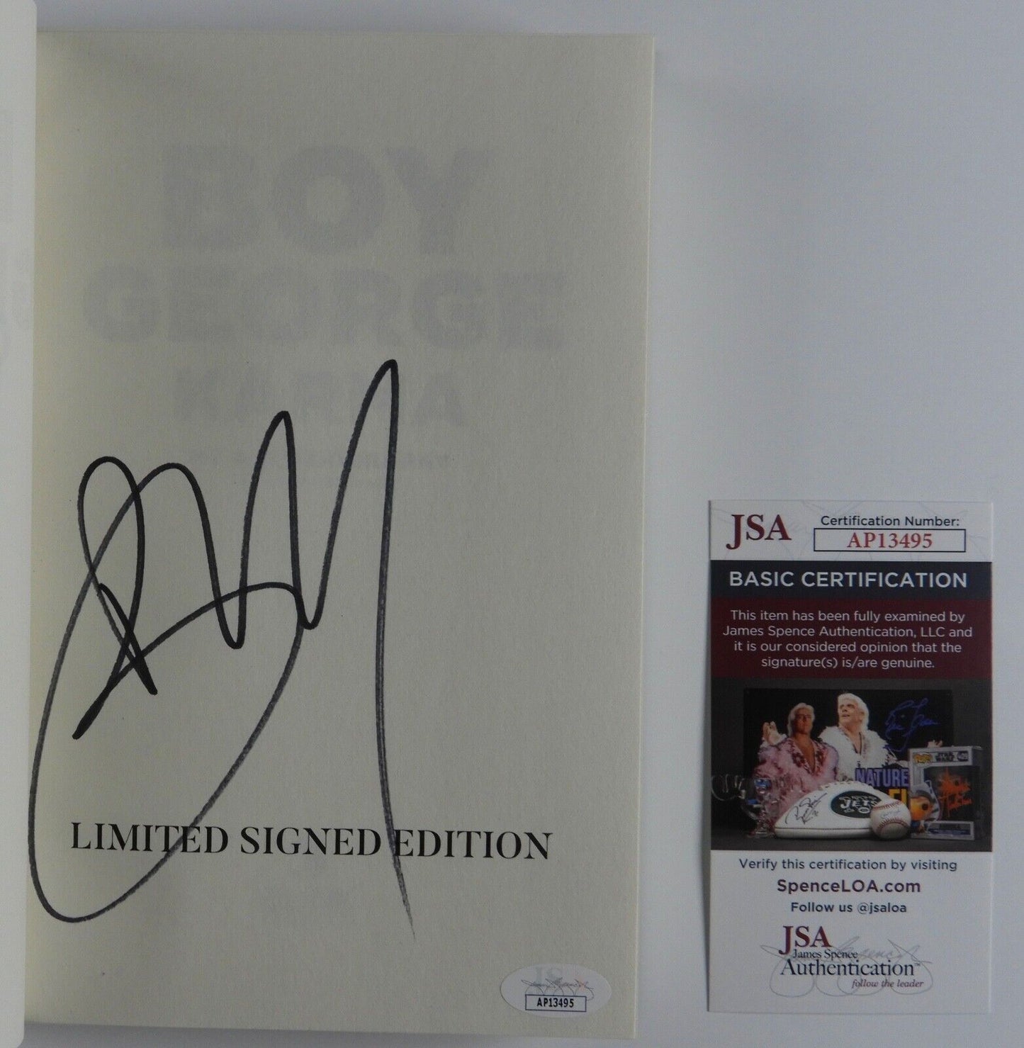 Boy George JSA Autograph Signed Book Karma Culture Club