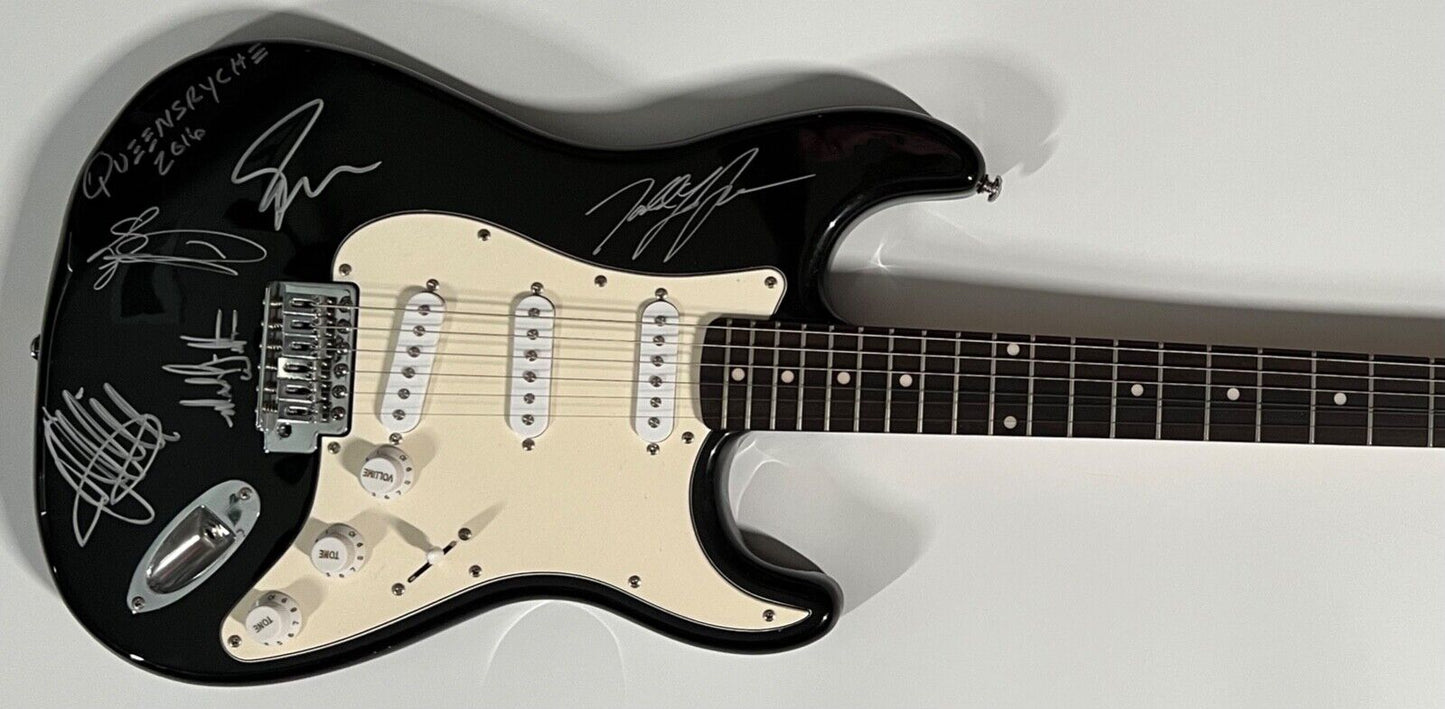 Queensryche JSA Fully Signed Autograph Guitar Epperson REAL