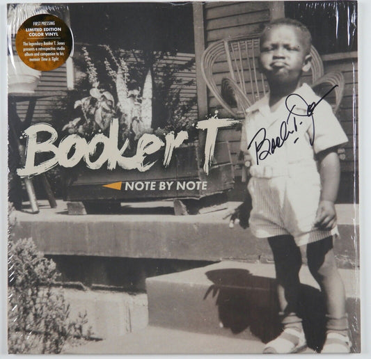 Booker T JSA Signed Autograph Album Record LP Note By Note