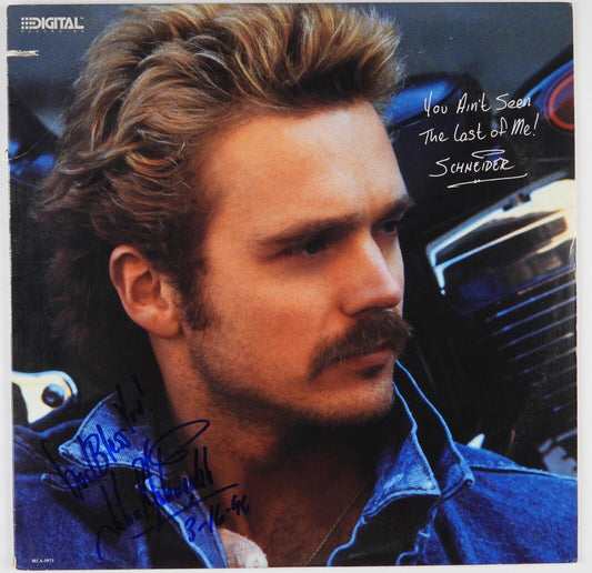 John Schneider Signed Autograph JSA Record Album Vinyl