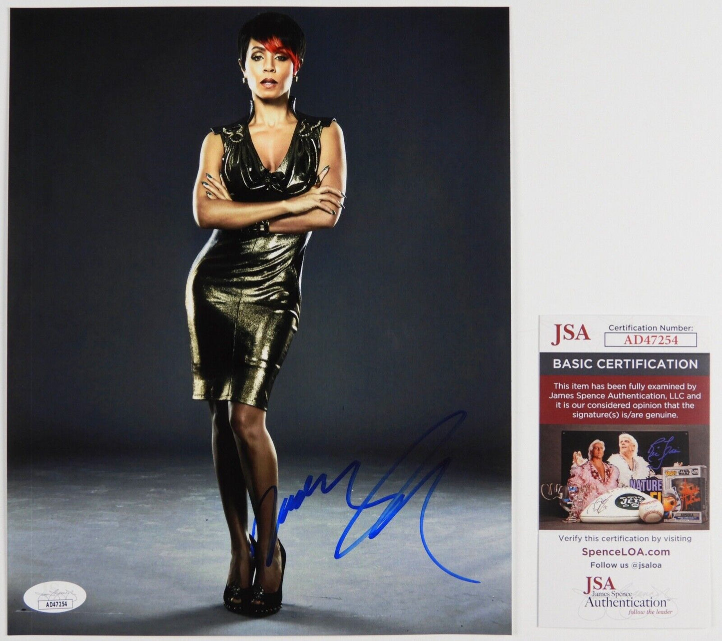 Jada Pinkett Smith JSA Signed Autograph Photo 8 x 10 Gotham
