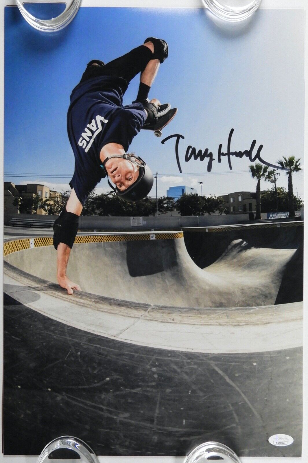 Tony Hawk Signed Autograph 12 x 18 JSA COA skateboard legend