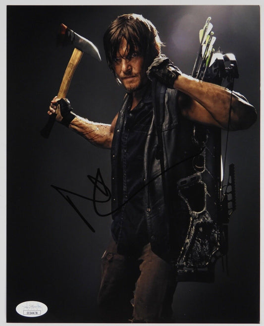 Norman Reedus Daryl The Walking Dead Autograph Signed Photo JSA COA 8 x10