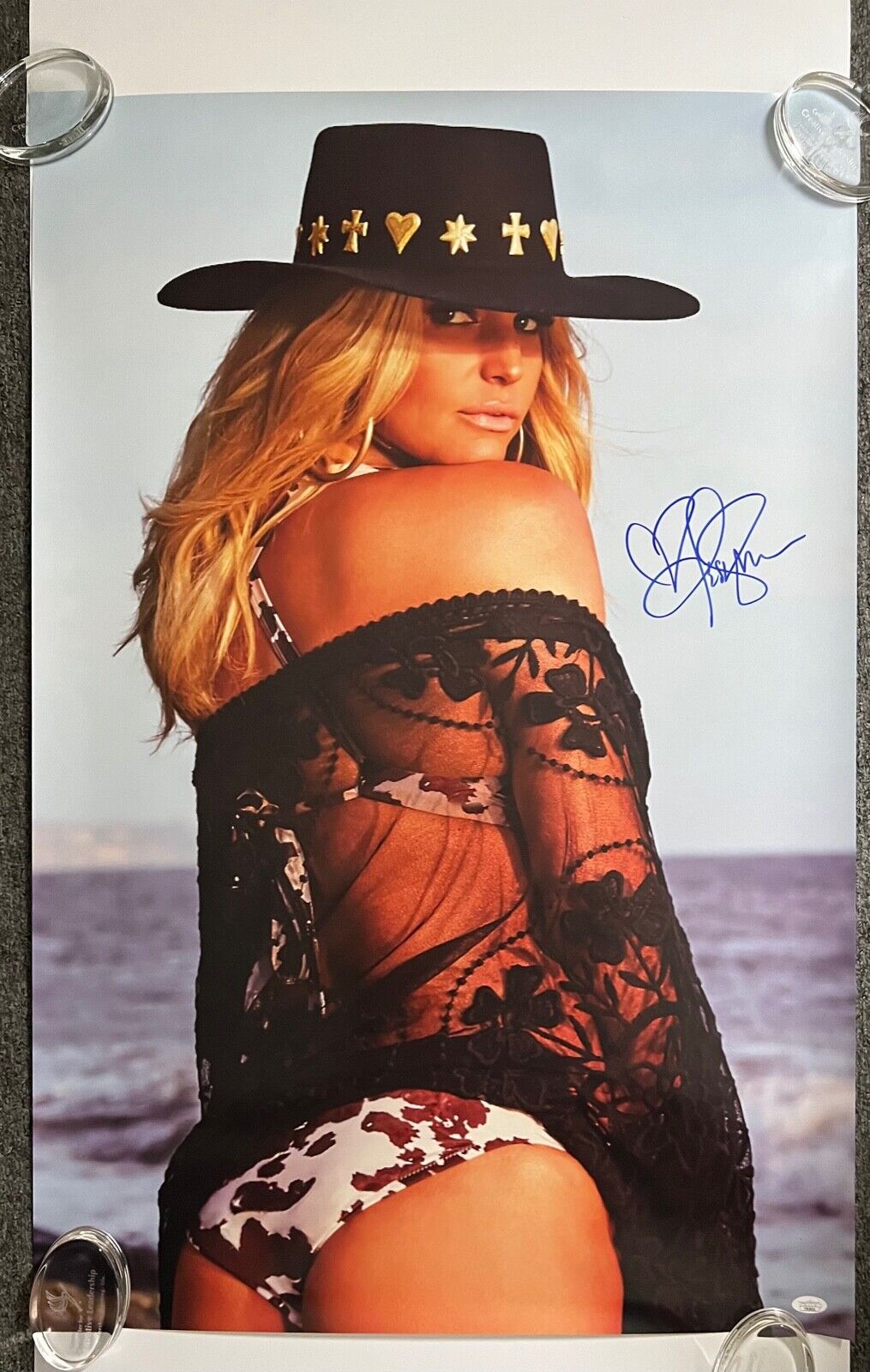 Jessica Simpson Signed Autograph Poster Limited Edition