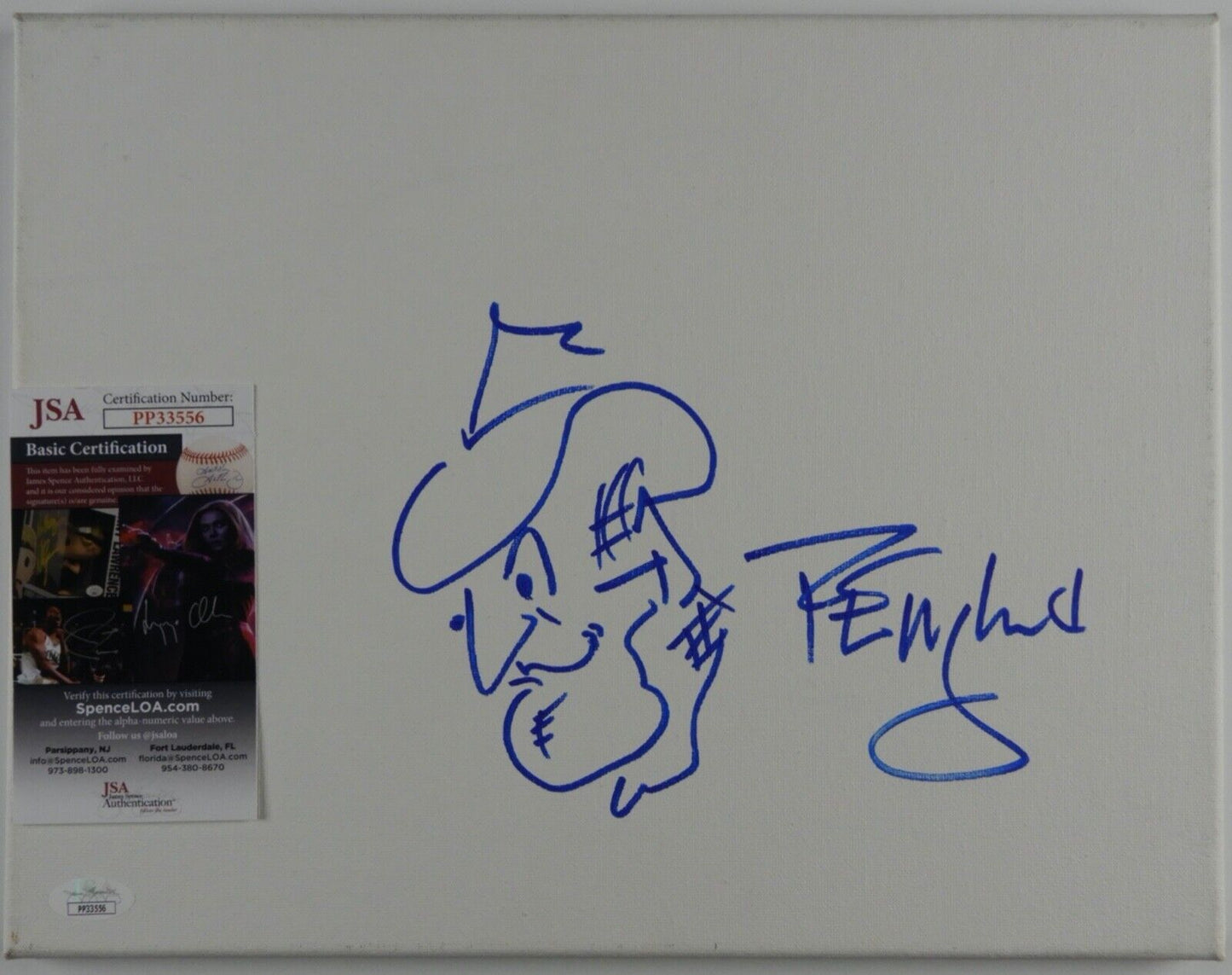 Robert Englund JSA Signed Autograph Sketch on Canvas Freddy Krueger