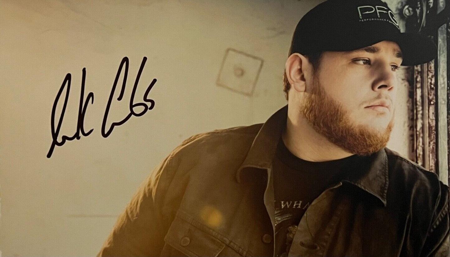 Luke Combs JSA Signed Autograph 8 x 10 Photo