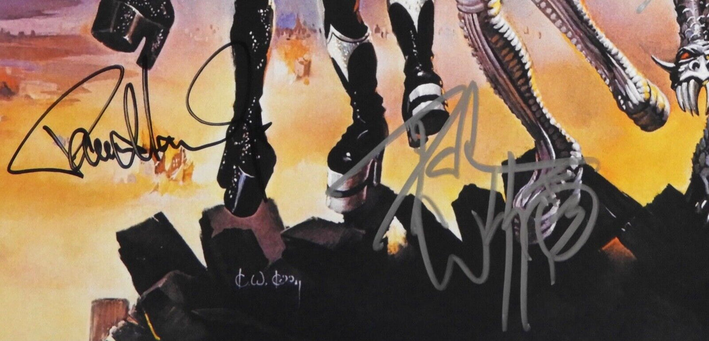 KISS JSA Fully Signed Autograph Album Destroyer Gene Simmons Peter +