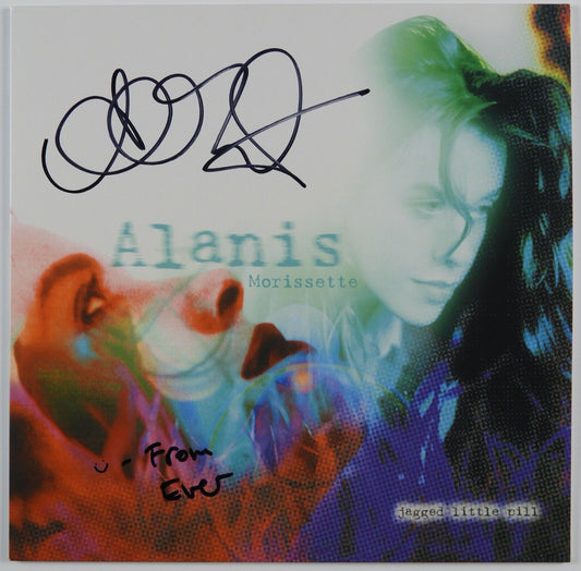 Alanis Morissette JSA Signed Autograph Album Record LP Jagged Little Pill