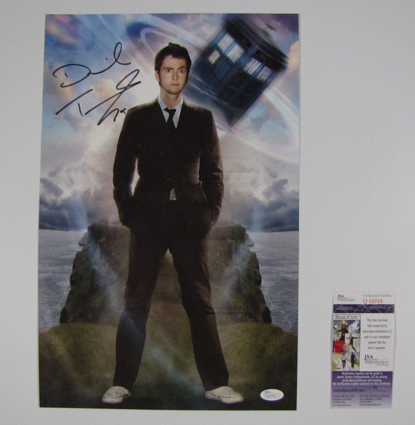 David Tennant Doctor Who JSA 17 x 11 Autograph Signed Photo Dr Who