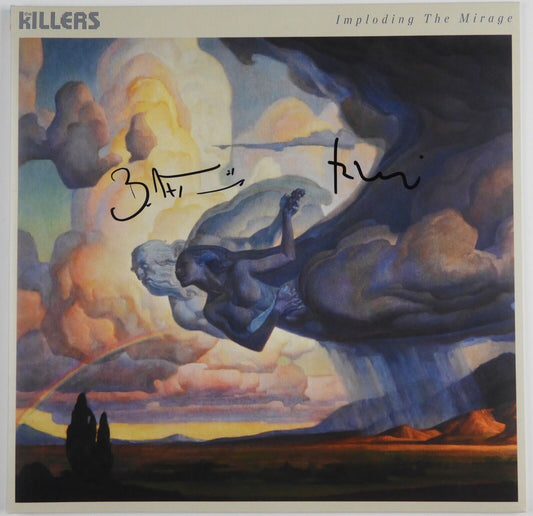 The Killers Brandon Flowers Ronie Vannucci JSA Autograph Signed Album Imploding