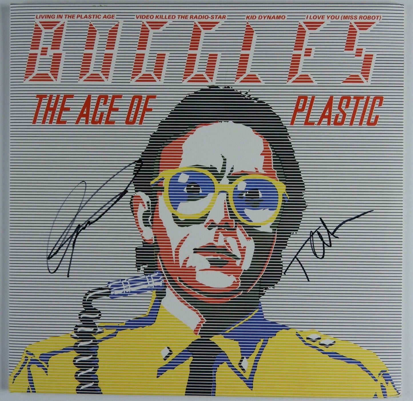 Buggles JSA Signed Autograph Album Record Vinyl The Age of Plastic Trevor Horn
