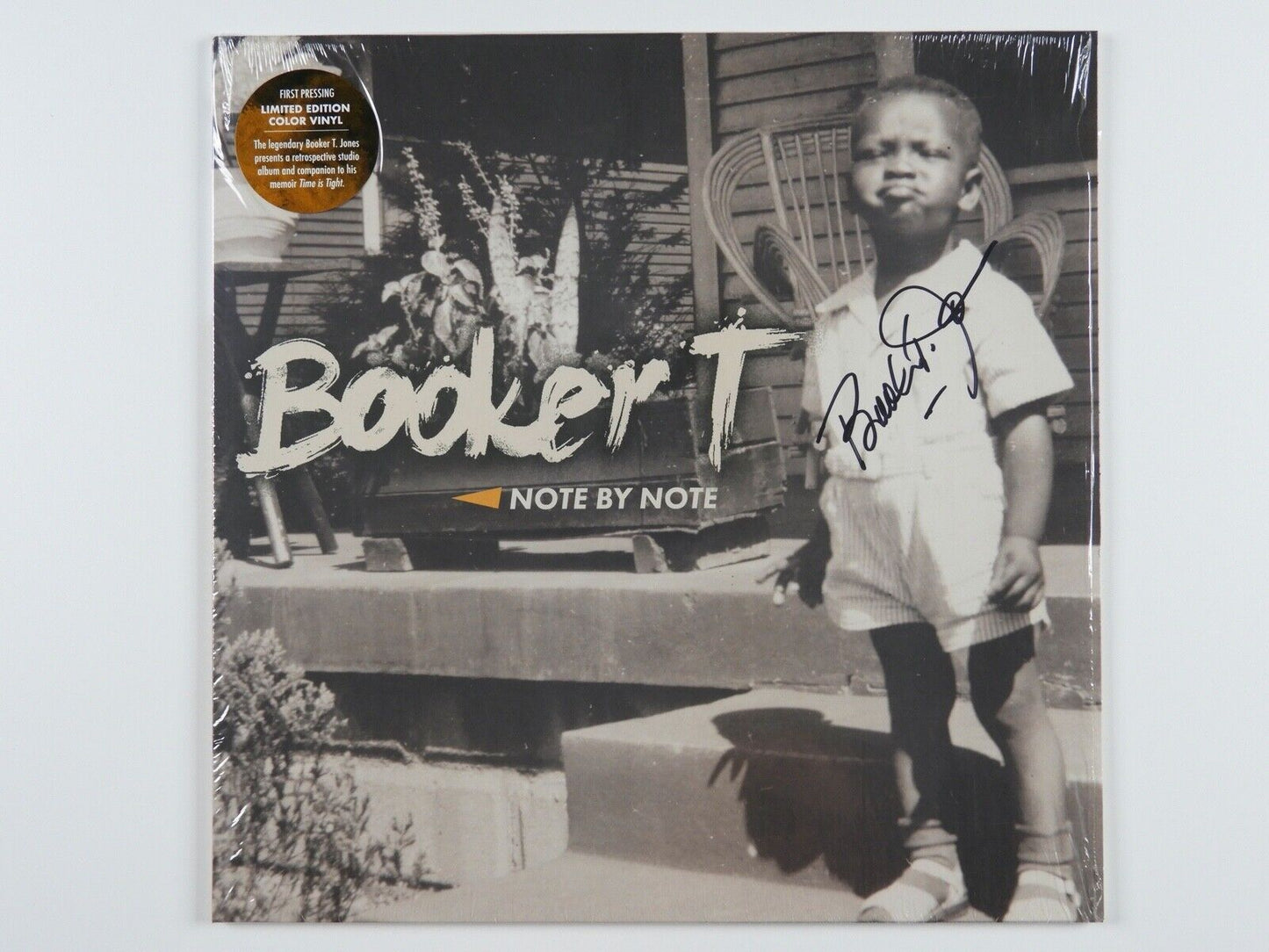 Booker T Jones JSA Signed Autograph Album Record LP Note By Note