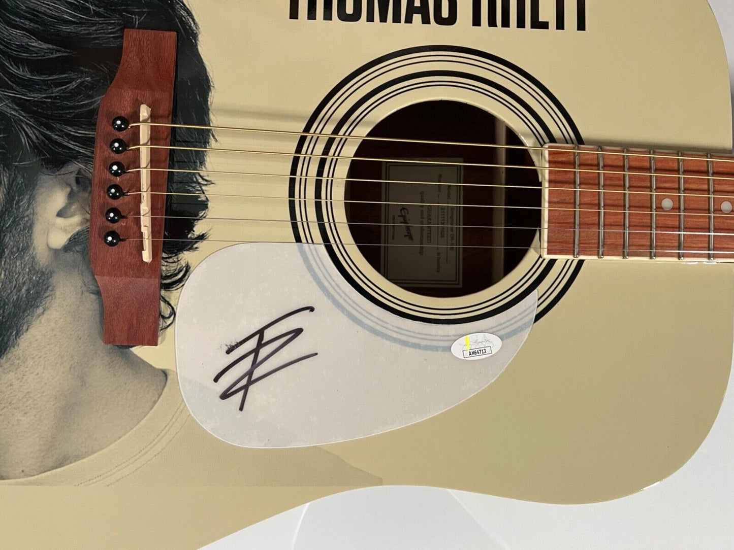 Thomas Rhett JSA Guitar Autograph Signed Acoustic Guitar
