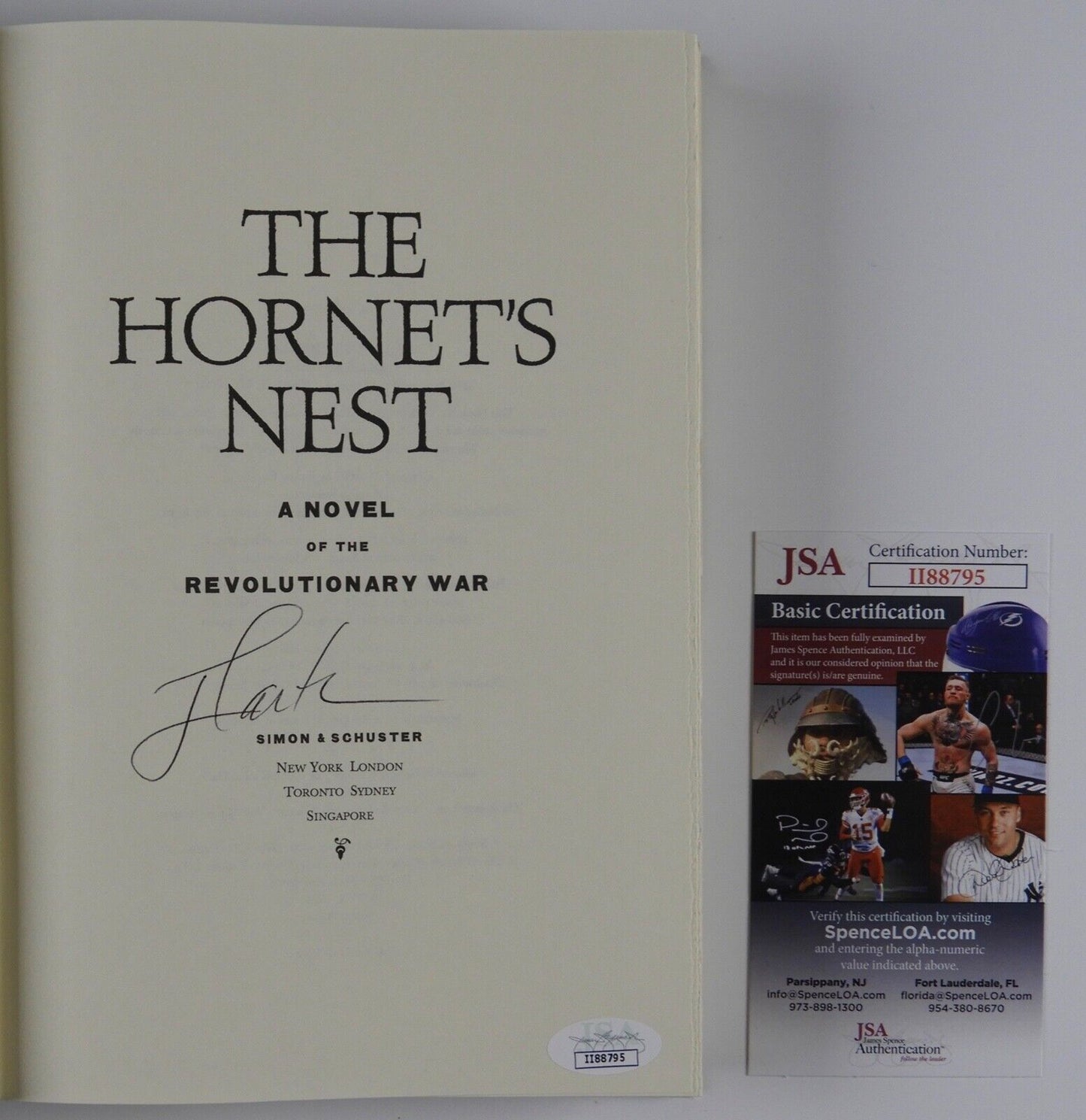 Jimmy Carter JSA Signed Autograph Book The Hornet's Nest FIRST EDITION