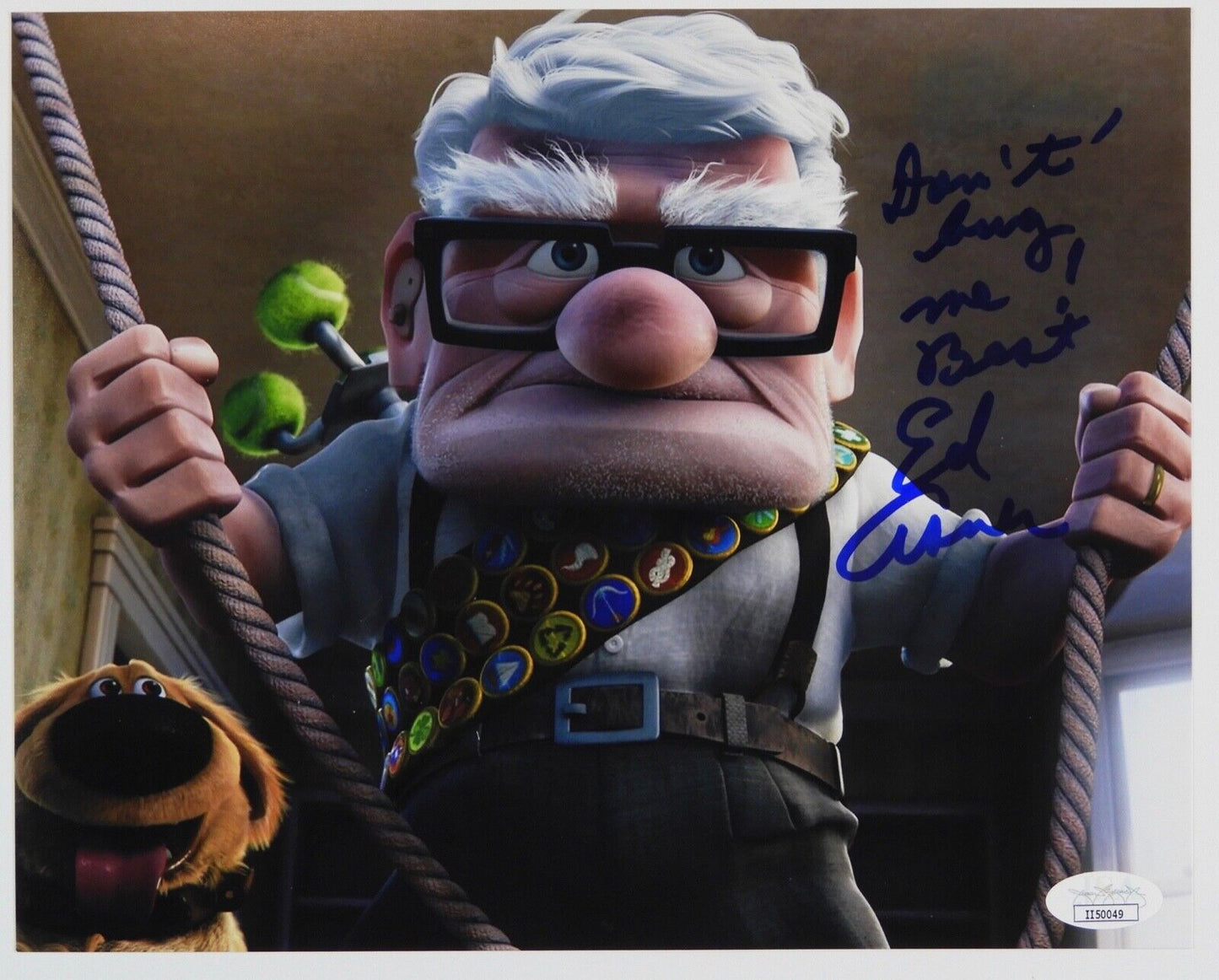 Ed Asner Autograph JSA 8 x 10 Signed Photo Up