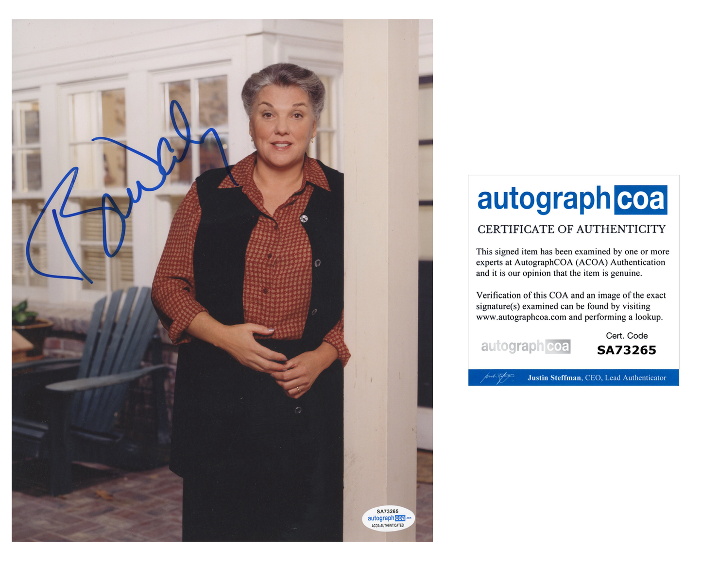 Tyne Daly ACOA Signed Autograph 8 x 10 Photo