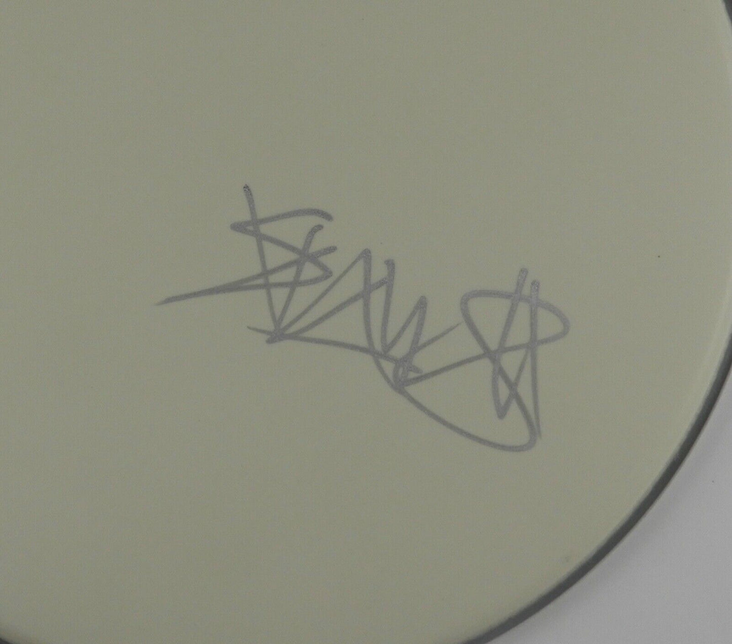 Travis Baker JSA Autograph Signed Drum Head  COA 14" Blink 182