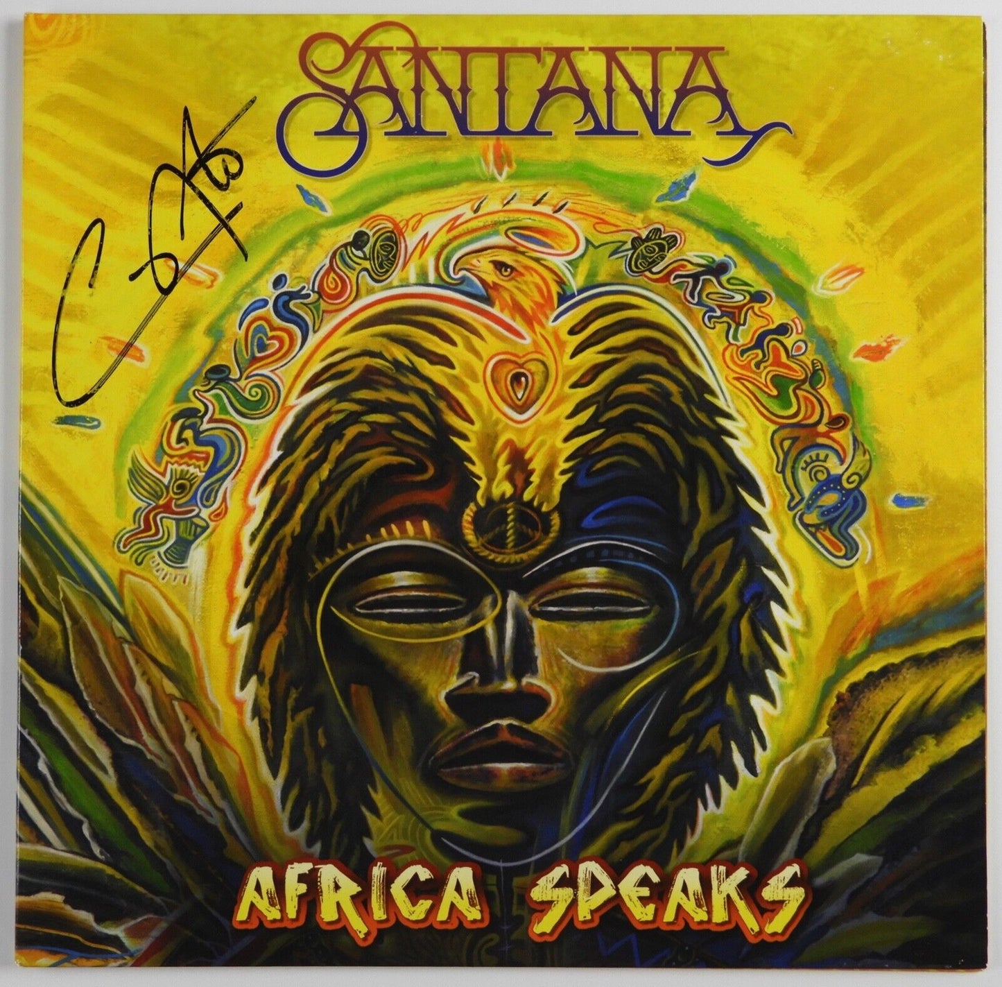 Carlos Santana JSA Autograph Signed Album Record Vinyl LP
