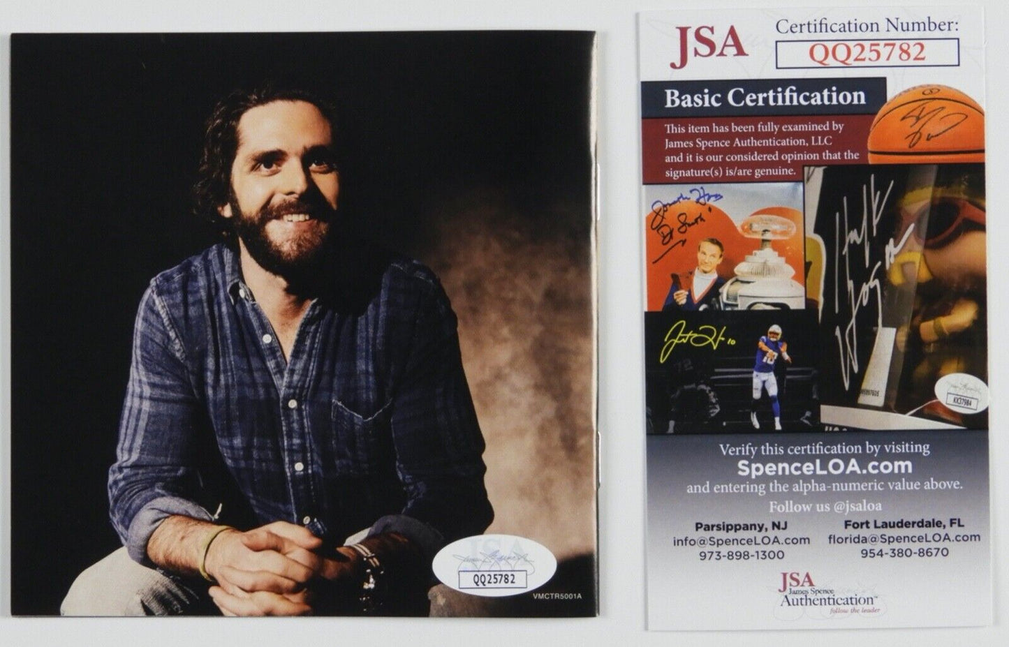 Thomas Rhett JSA Signed Autograph CD Country Again Side A