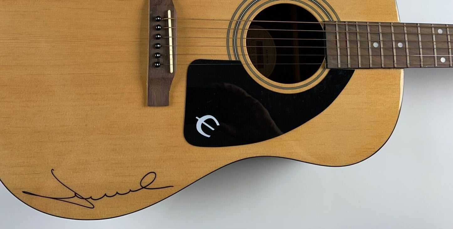 Jewel JSA COA Autograph Signed Epiphone Acoustic Guitar