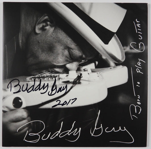 Buddy Guy Signed Autograph JSA Born To Play Guitar Album LP Vinyl Record