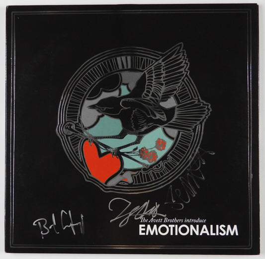 The Avett Brothers JSA Autograph Signed Album Vinyl Record Emotionalism