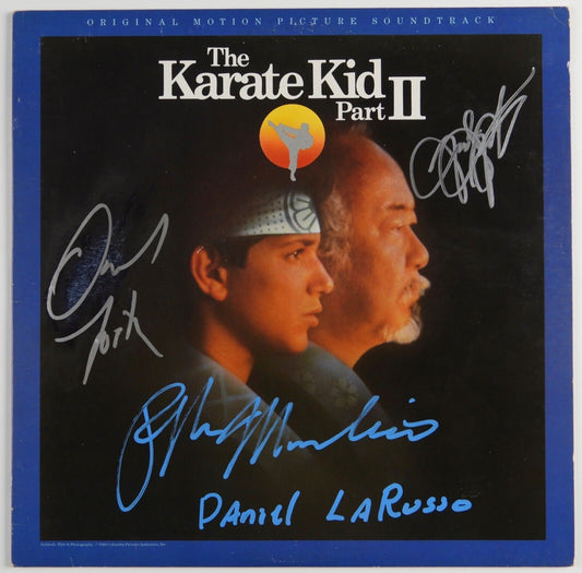 The Karate Kid Part II Signed Autograph JSA Album Soundtrack