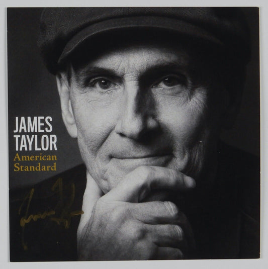 James Taylor JSA Signed Autograph CD Booklet American Standard