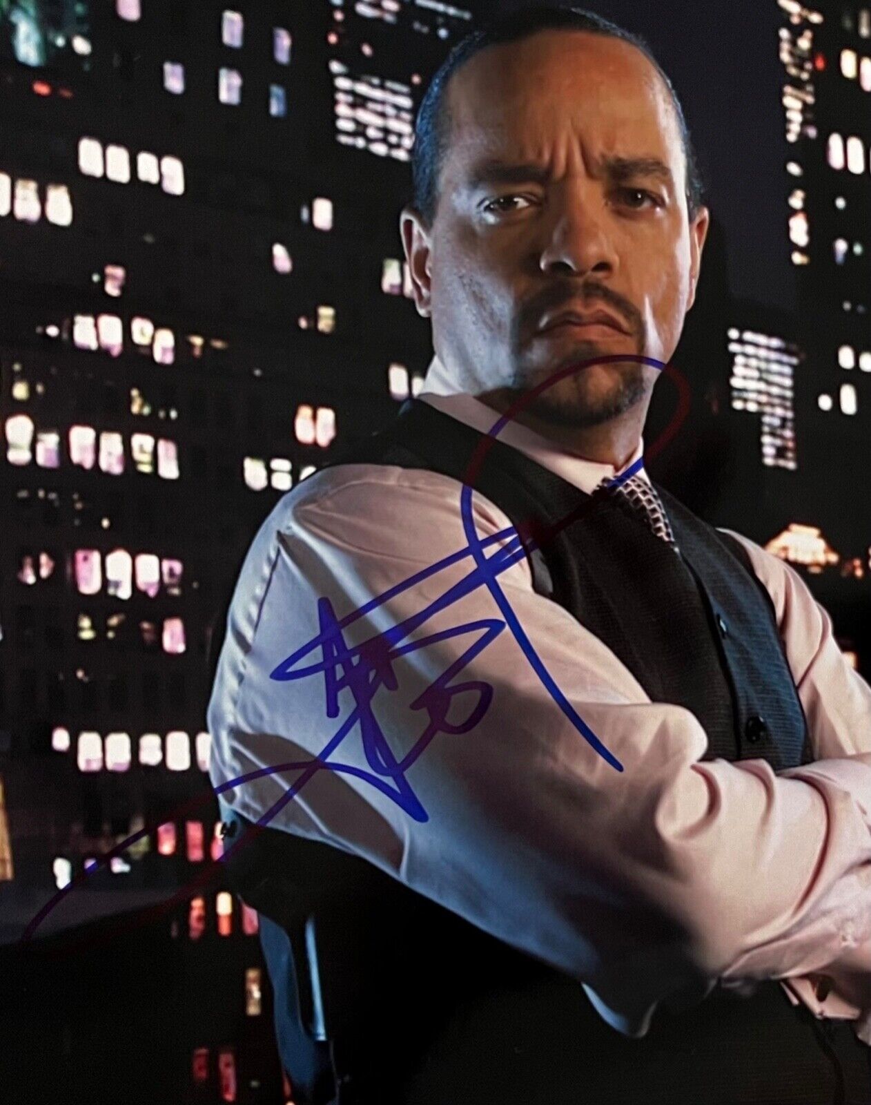 Ice T Law And Order SVU Signed JSA Autograph Photo