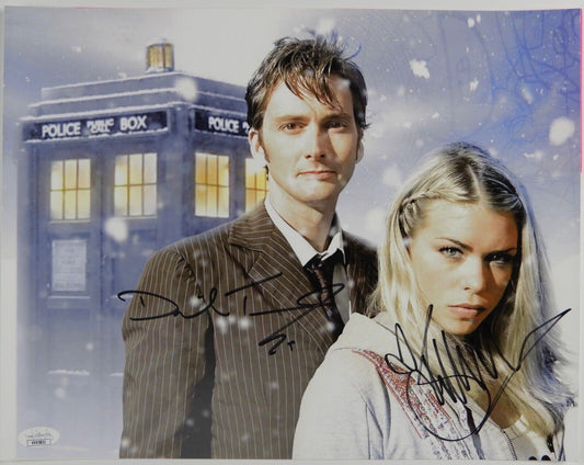 David Tennant Billie Piper Doctor Who Autograph Signed Photo JSA COA 11 x 14