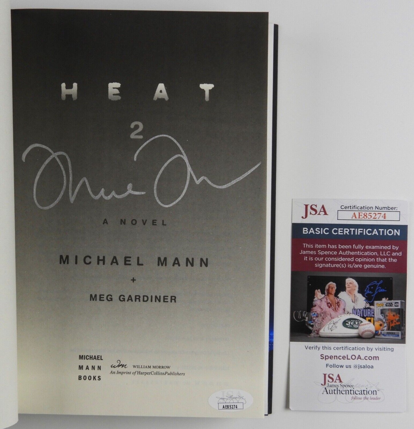 Michael Mann Director Heat 2 JSA Signed Autograph Book