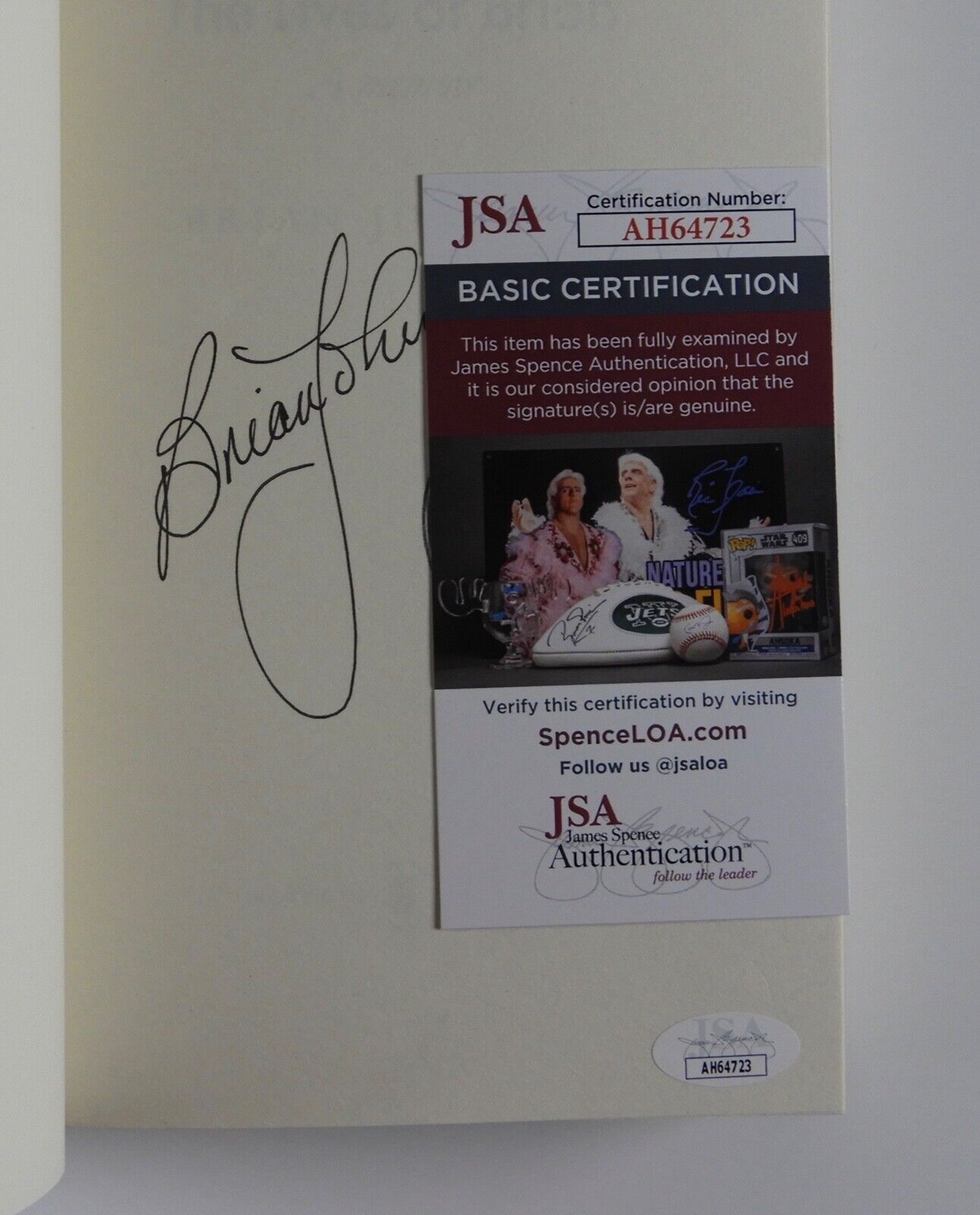 Brian Johnson JSA Autograph Signed Book The Lives Of Brian AC/DC