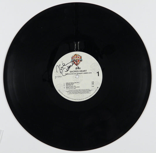 DIO Vivian Campbell Signed Autograph Record Album JSA Vinyl LP