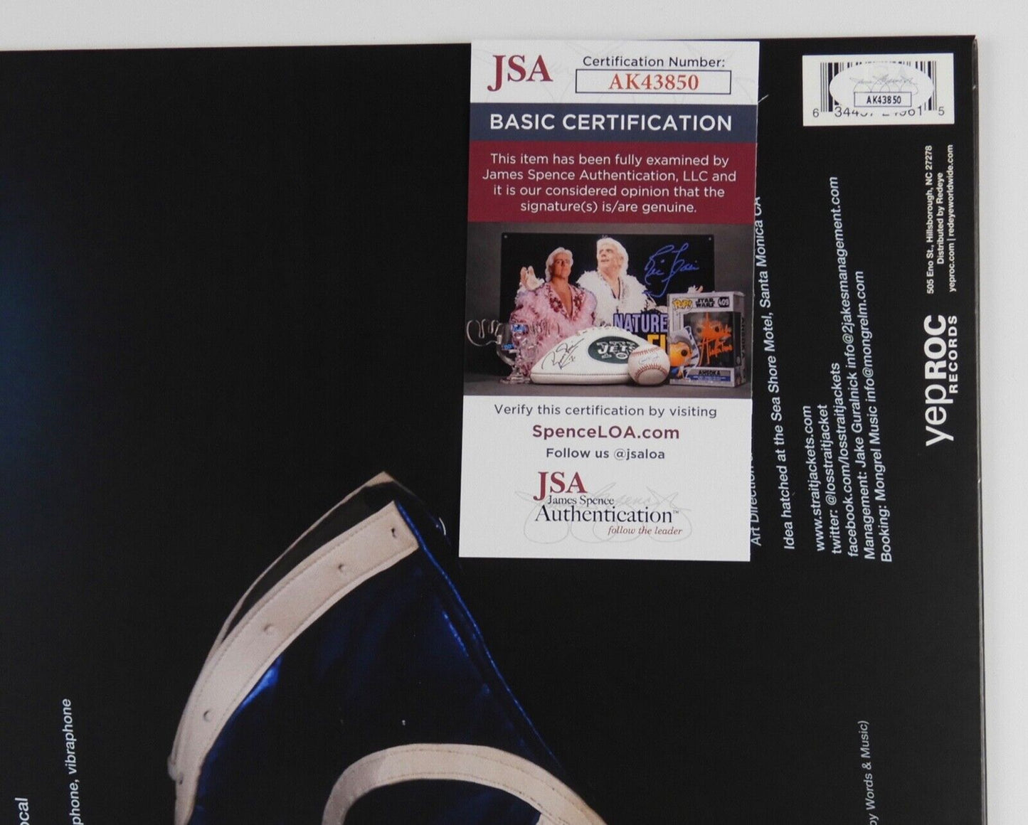 Los Straightjackets Signed JSA Autograph Album Record What's So Funny About