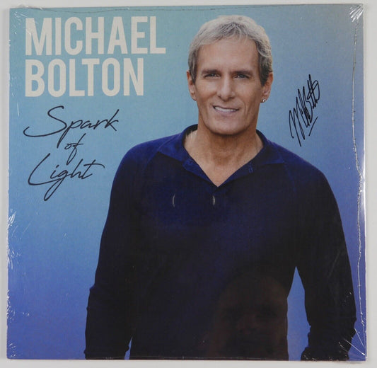 Michael Bolton Signed Autograph Record Vinyl Spark Of Light