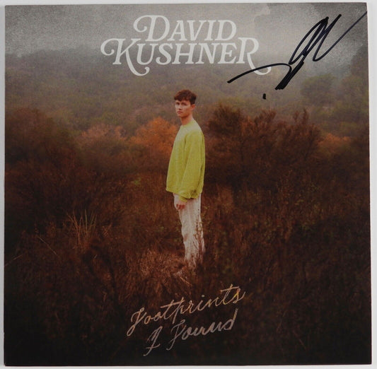 David Kushner  Signed Autograph Record Album Footprints I Found Colored Vinyl