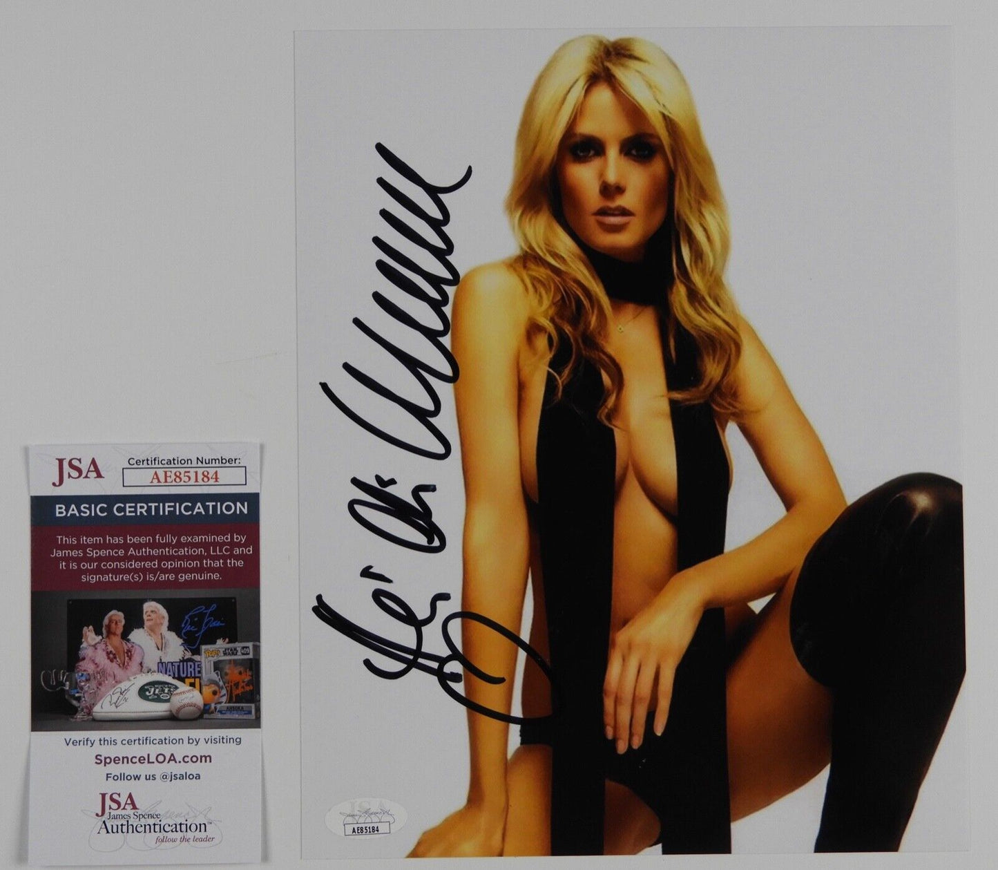 Heidi Klum JSA Signed Autograph Photo 8 x 10