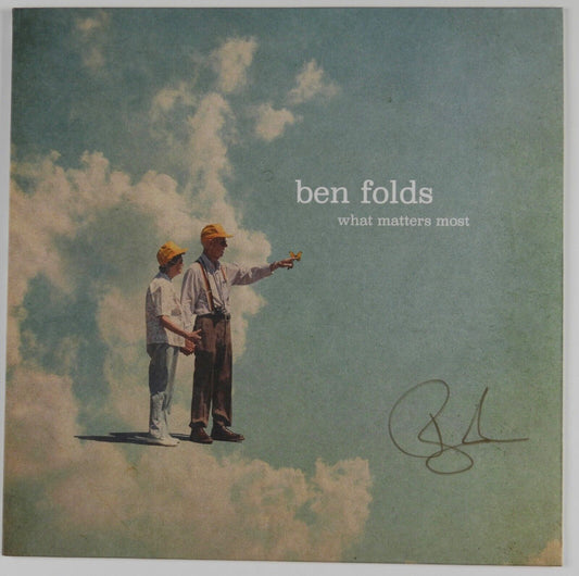 Ben Folds JSA Signed Autograph Album Record Vinyl What Matters Most