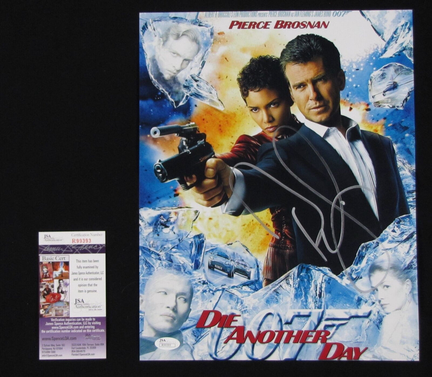Pierce Brosnan James Bond 007 JSA 11x14 Autograph Signed Photo Die Another Day