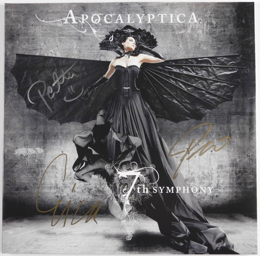 Apocalyptica JSA Autograph Signed  Album Vinyl Record 7th Symphony