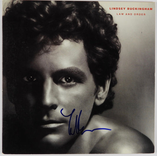 Lindsey Buckingham Fleetwood Mac Signed Autograph Law and Order JSA Album Vinyl