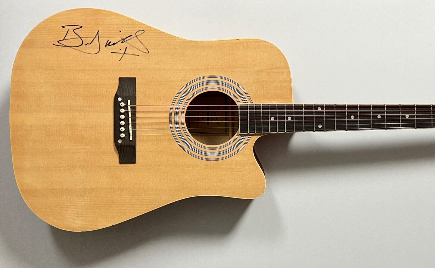 Bret Michaels Poison JSA Signed Autograph Acoustic Guitar