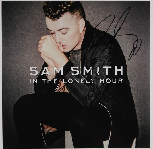 Sam Smith In The Lonely Hour signed autograph 12" photo JSA looks like album