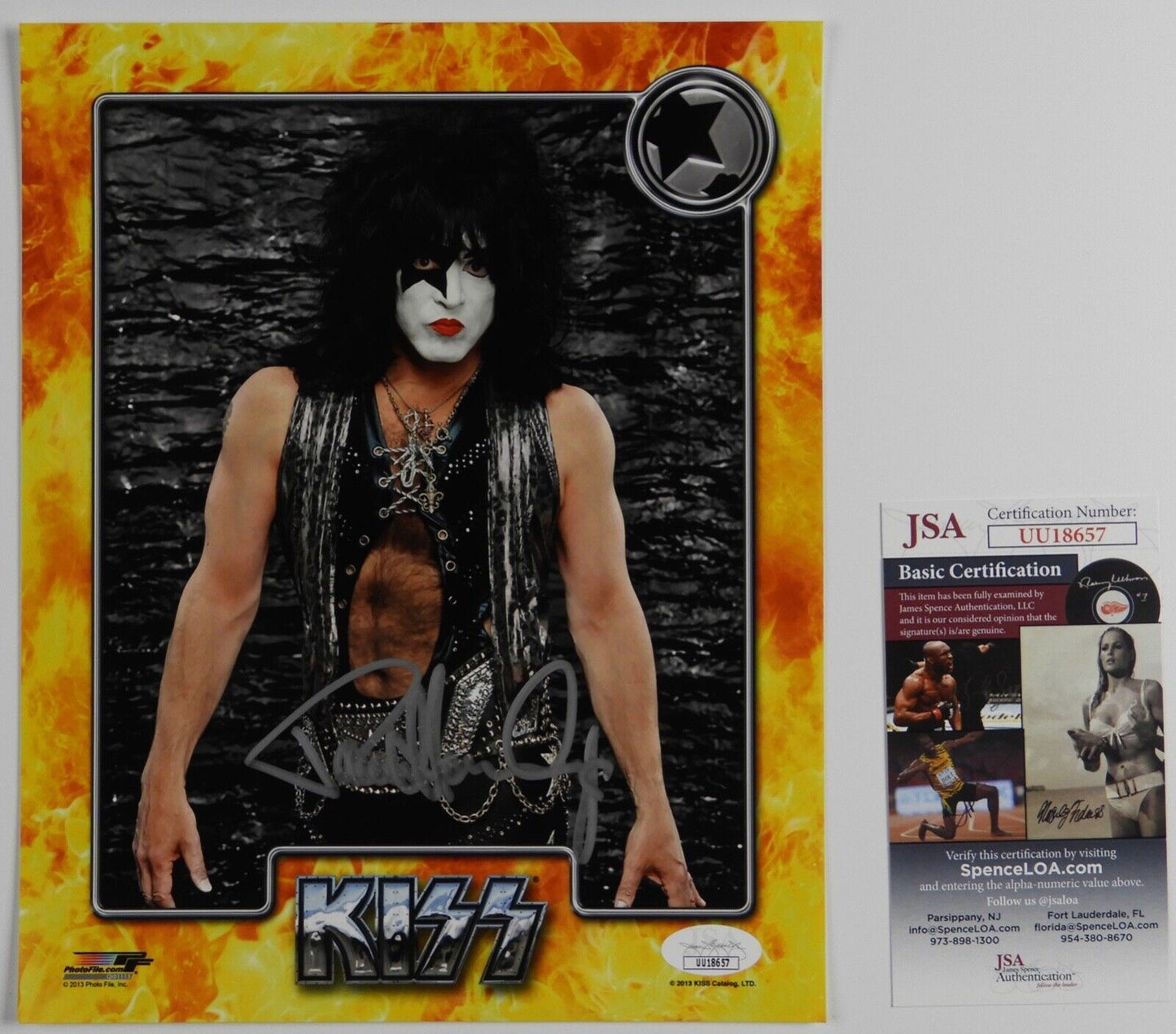 KISS Paul Stanley Signed JSA Signed Autograph 8 x 10 Photo