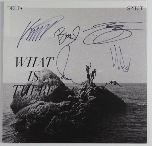 Delta Spirit JSA Autograph Signed  Album Vinyl Record What Is There