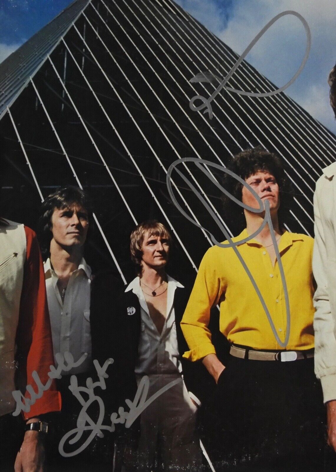 Air Supply JSA Signed Autograph Record Vinyl Graham Russell Hitchock