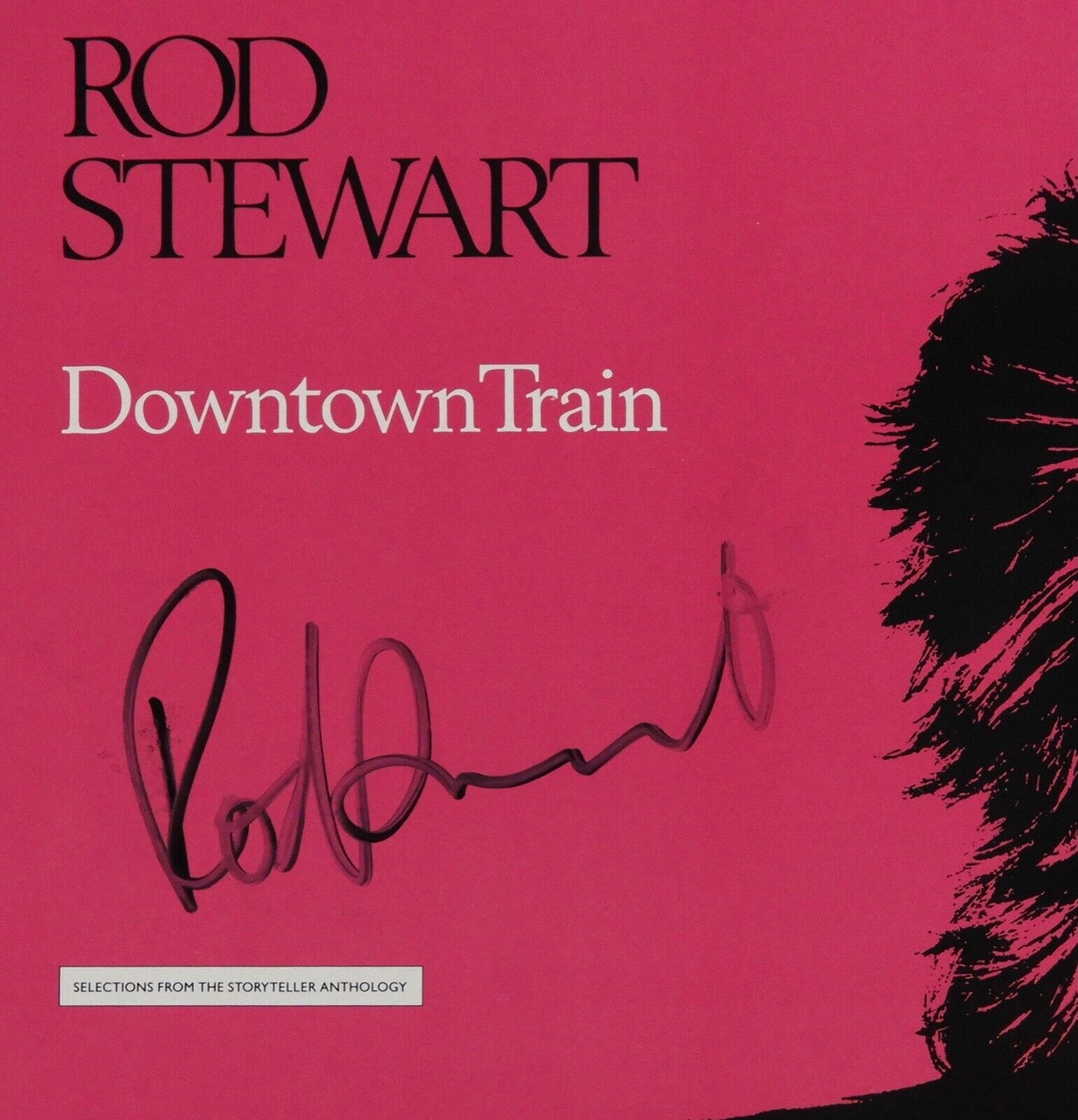 Rod Stewart Signed JSA Signed Autograph Album Record Downtown Train
